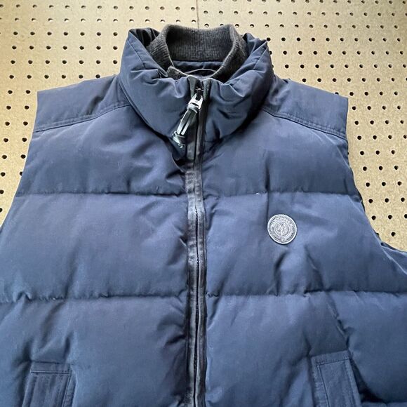 MARC O’POLO Padded Down Filled Feather Puffer Vest UK Navy Blue Large Men - Picture 3 of 14